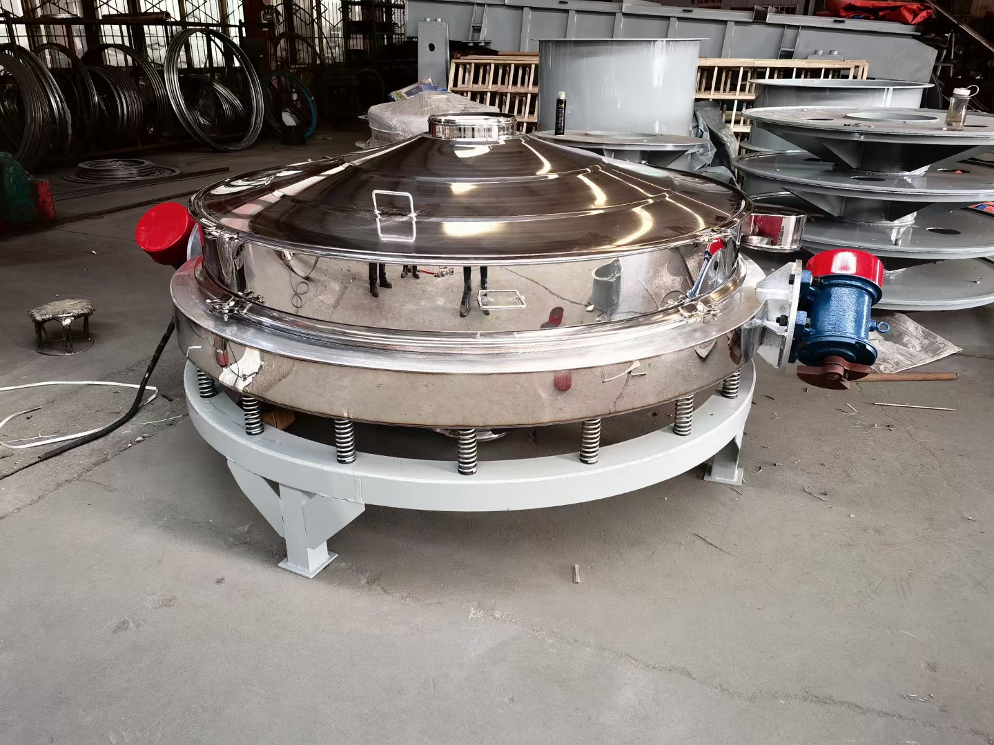 食品级好色视频网站那里生产食盐、白砂糖筛选机